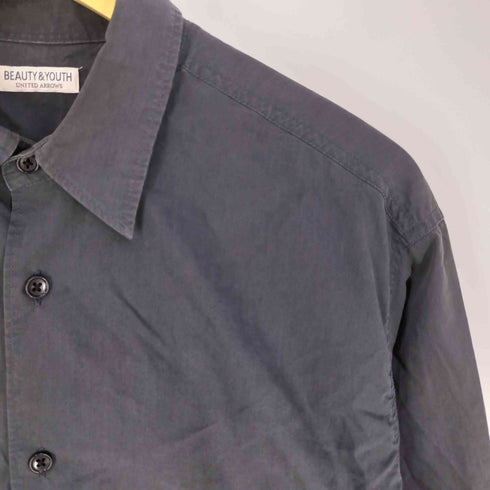 ビューティーアンドユースユナイテッドアローズ BEAUTY & YOUTH UNITED ARROWS パウダークロス シャーリング レギュラーカラー シャツ メンズ JPN:M